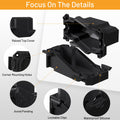 CFMASTER Outdoor Electrical Connection Box IP66 Weatherproof 7x3x4in Black by Deal US