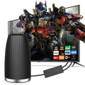 Docutca Smart Indoor TV Antenna 600+ Miles Range HD 4K 1080P Black Antenna-2043 by Deal US