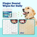 YoYoBay Dog Teeth Cleaning Wipes Dual-Sided Herbal Formula 50 PCS Unflavored by Deal US