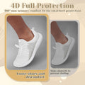 Pair Adhesive Shoe Back Cushion Pads, Reusable Back of Heel Cushion Pads for Wom