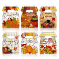 Generic Friendsgiving Gift Bags Thanksgiving Party Favors Orange 12 Pack by Deal US