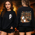sidupili Halloween Sweatshirt Ghost Reading Books Pullover P4 Size M by Deal US