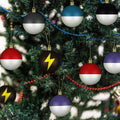 Rotatingpals 24pcs 2.4in Christmas Tree Ball Ornaments Lightning Color by Deal US