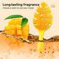 CANDYBRUSH Hair Brush Vented Leaf Form Soft TPEE Mango Scented Orange Large by Deal US