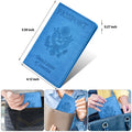 Eoehro Passport Holder for Travel Essentials-2Pack, Passport Wallet Cover Case for Travel Must Haves Accessories,Passport Book Holders for Women and Men