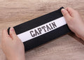 Armbands 9X30Cm/3.54X11.81Inch Adjustable Leader Armband For Soccer Basketball V