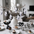 Watayo 12 Pcs Mini Halloween Skull Decorations 4x1.5in White Gauze Wrapped by Deal US