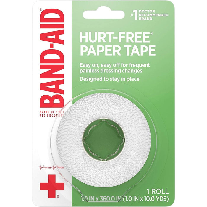 Leader(Tm) Paper Tape With Dispenser 1In x 10 Yds 1Ct(Compare to Band Aid) by Pasteur Pharmacy