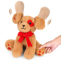 Prewplam Valentines Plush Love Dog Stuffed Animal Toy Brown 1 Inch by Deal US