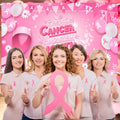 MEHOFOND Breast Cancer Awareness Banner Pink Ribbon Party Decoration Pink by Deal US