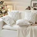 MIULEE Christmas Pillow Covers Dark Green 18x18 Inch Set of 2 by Deal US