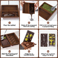 BMSQOFD Silicone Chocolate Bar Molds 2 Pack 1in Deep Brown Dubai Pistachio by Deal US