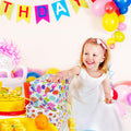 LCY WEDSHI Birthday Wrapping Paper 12pcs 20x29in Multicolor Birthday Theme by Deal US