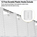 72 Inch FITNATE EVA Shower Clear Curtain Liner by DailySale