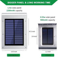 72 LED Solar Motion Sensor Lights Solar Wall Light by DailySale