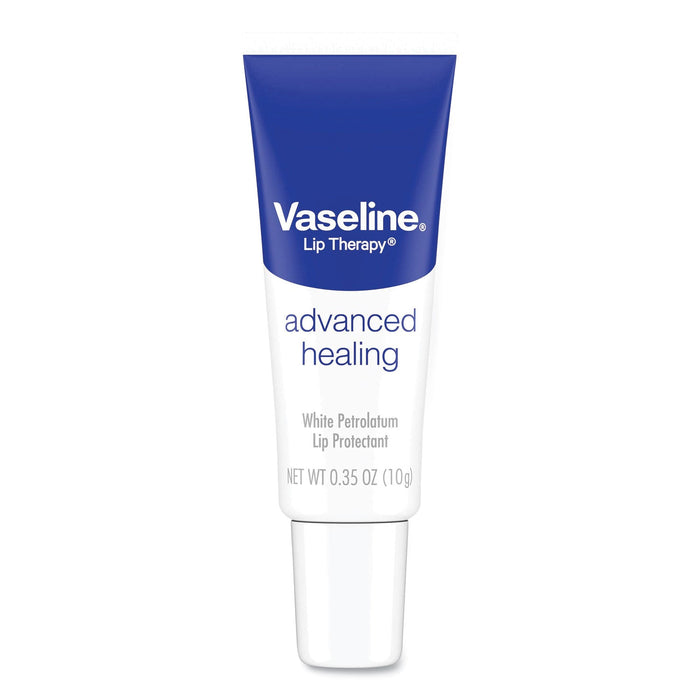 Vaseline Lip Therapy Advanced Lip Balm, Original, 0.35 oz Tube, 72/Carton
