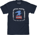 United States Postal Service U.S. Mail Eagle T-Shirt - Navy by Tee Luv