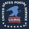United States Postal Service U.S. Mail Eagle T-Shirt - Navy by Tee Luv