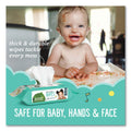 Seventh Generation Free and Clear Baby Wipes, 7 x 7, Refill, Unscented, White, 256/Pack, 3 Packs/Carton