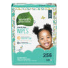 Seventh Generation Free and Clear Baby Wipes, Refill, 7 x 7, Unscented, White, 256/Pack