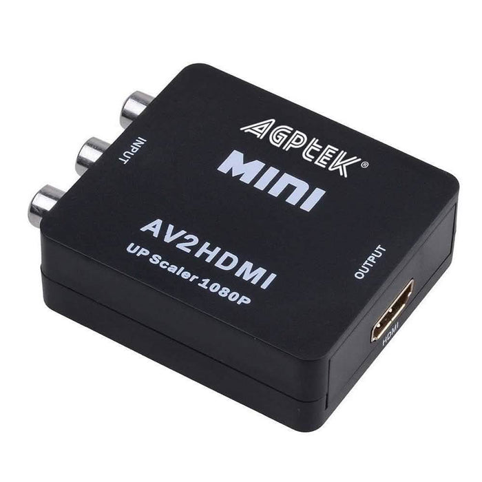720p 1080p AGPtek Mini Composite AV CVBS 3RCA to HDMI Video Converter Adapter by DailySale
