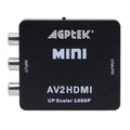 720p 1080p AGPtek Mini Composite AV CVBS 3RCA to HDMI Video Converter Adapter by DailySale