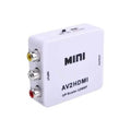 720p 1080p Upscaler Mini Composite AV CVBS 3RCA to HDMI Video Converter Adapter by DailySale