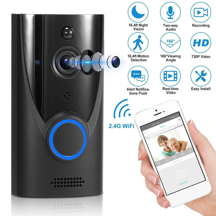 720P HD WiFi Video Doorbell by DailySale
