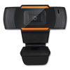 Adesso CyberTrack H2 480P Webcam with Microphone 300K, 1280 pixels x 720 pixels, 0.3 Mpixels, Black