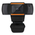 Adesso CyberTrack H2 480P Webcam with Microphone 300K, 1280 pixels x 720 pixels, 0.3 Mpixels, Black