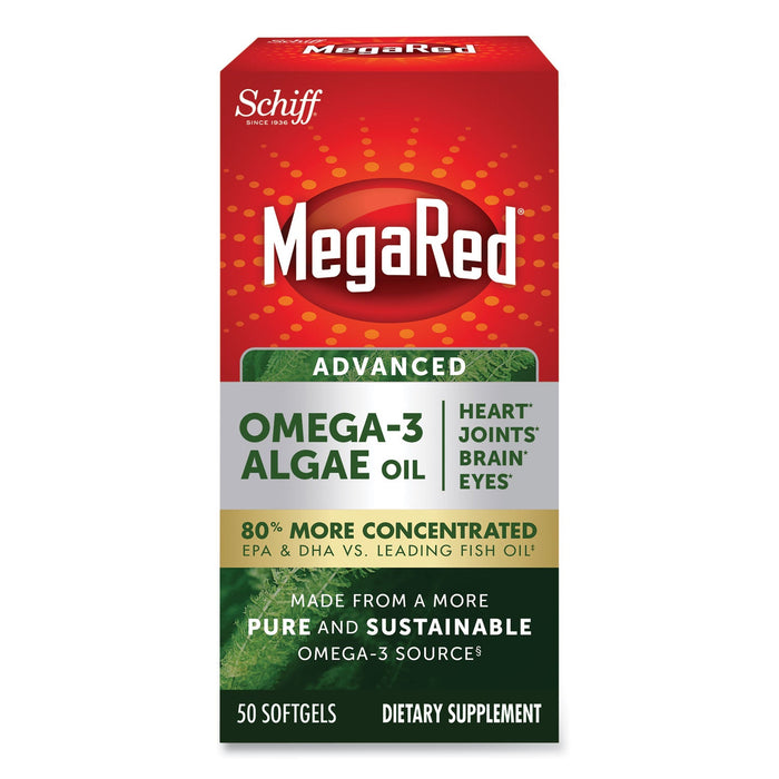 MegaRed Advanced Omega-3 Algae Oil, 50 Count