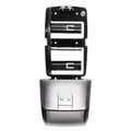 San Jamar Duett Standard Bath Tissue Dispenser, 2 Roll, 7.5 x 7 x 12.75, Black Pearl