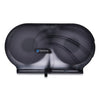 San Jamar Twin 9" JBT Toilet Tissue Dispenser, Oceans, 19 x 5.25 x 12, Transparent Black Pearl