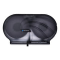 San Jamar Twin 9" JBT Toilet Tissue Dispenser, Oceans, 19 x 5.25 x 12, Transparent Black Pearl