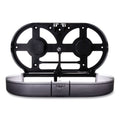 San Jamar Twin 9" JBT Toilet Tissue Dispenser, Oceans, 19 x 5.25 x 12, Transparent Black Pearl