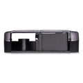 San Jamar Twin 9" JBT Toilet Tissue Dispenser, Oceans, 19 x 5.25 x 12, Transparent Black Pearl
