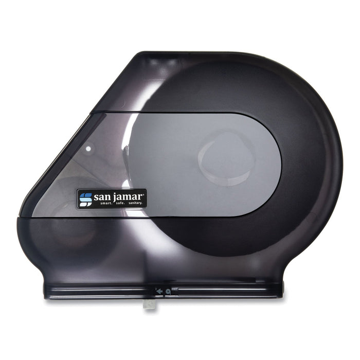 San Jamar Quantum 12"-13" JBT Dispenser, Classic, 22 x 5.88 x 16.5, Transparent Black Pearl