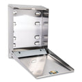 San Jamar C-Fold/Multifold Towel Dispenser, 11.38 x 4 x 14.75, Stainless Steel