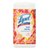 LYSOL Disinfecting Wipes, 7 x 7.25, Mango and Hibiscus, 80 Wipes/Canister