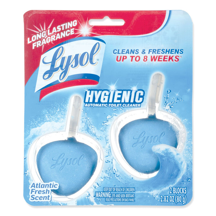 LYSOL Hygienic Automatic Toilet Bowl Cleaner, Atlantic Fresh, 2/Pack