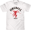 Fireball Whisky Dragon Logo T-Shirt - White