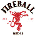 Fireball Whisky Dragon Logo T-Shirt - White by Tee Luv