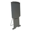 Quartet Duramax Portable Presentation Easel, Adjusts 39" to 72" High, Plastic, Gray