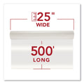 GBC NAP-Lam I Roll Film, 1.5 mil, 25" x 500 ft, Gloss Clear, 2/Box