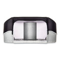 San Jamar Single 12" JBT Bath Tissue Dispenser, Classic, 1 Roll, 12.9 x 5.63 x 14.88, Transparent Black Pearl