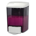 San Jamar Oceans Soap and Hand Sanitizer Dispenser, 30 oz, 4.13 x 4.25 x 6.13, Black