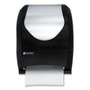 San Jamar Tear-N-Dry Touchless Roll Towel Dispenser, 16.75 x 10 x 12.5, Black/Silver