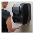 San Jamar Smart System with iQ Sensor Towel Dispenser, 16.5 x 9.75 x 12, Black/Silver