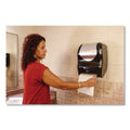 San Jamar Smart System with iQ Sensor Towel Dispenser, 16.5 x 9.75 x 12, Black/Silver