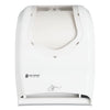 San Jamar Smart System with iQ Sensor Towel Dispenser, 16.5 x 9.75 x 12, White/Clear